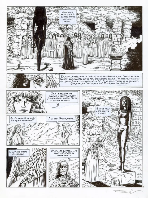 Planche noir et blanc, Claymore,  Ersel