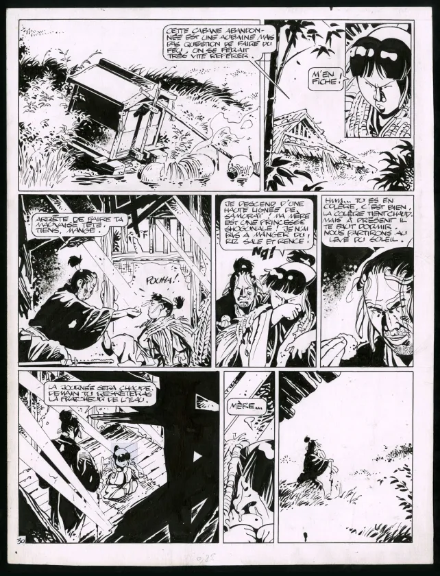 Planche noir et blanc, Kogaratsu, Marc Michetz