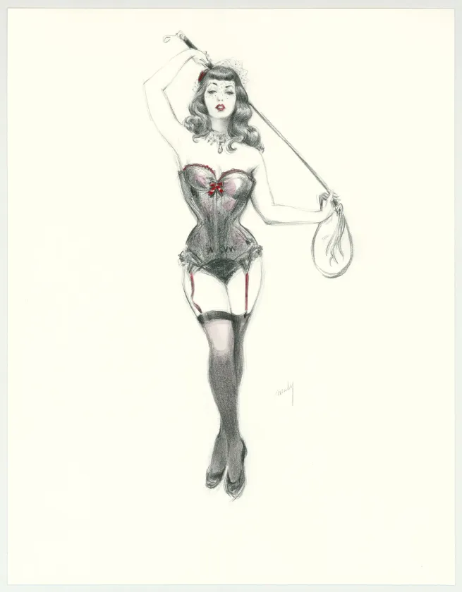 Illustration couleur, Pin-up Art, Maly Siri