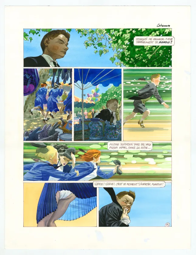 Planche couleur, Colin-Maillard, Colin-Maillard (T.1), Max Cabanes