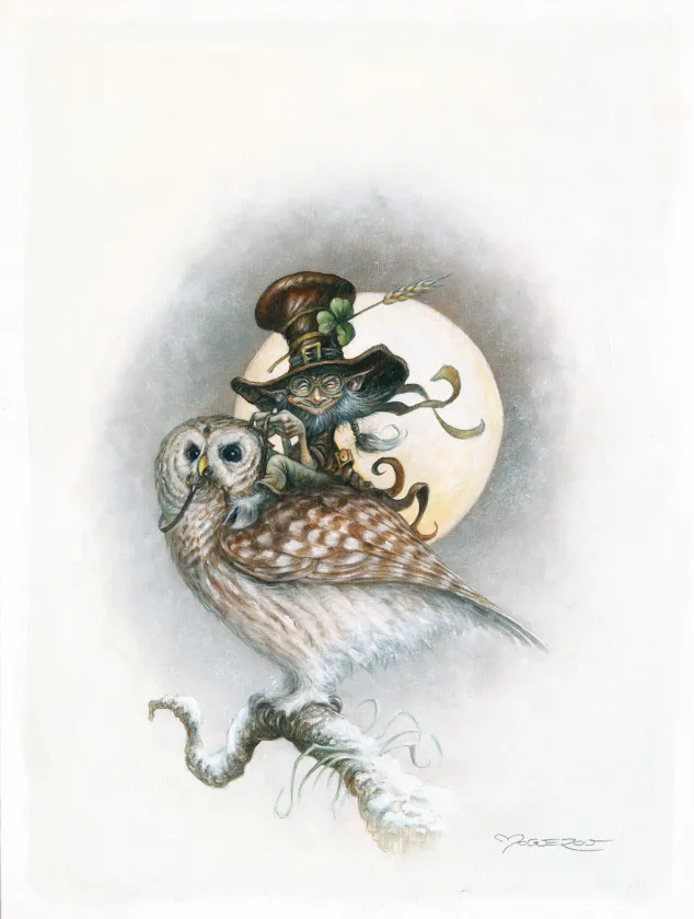 Illustration couleur, L'heure des fées, Pascal Moguérou