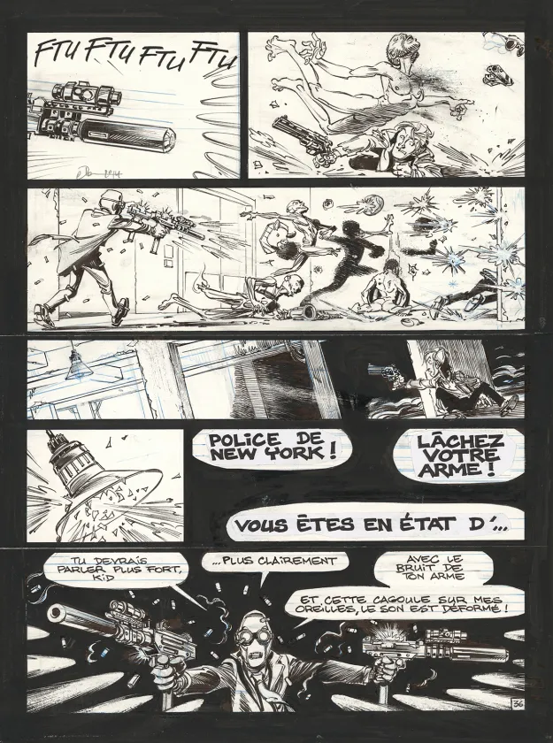 Planche noir et blanc, Soda, Résurrection (T.13),  Dan