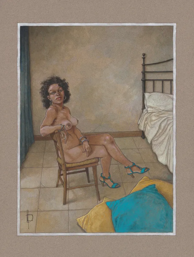 Colored illustration, Ardalén, Miguelanxo Prado