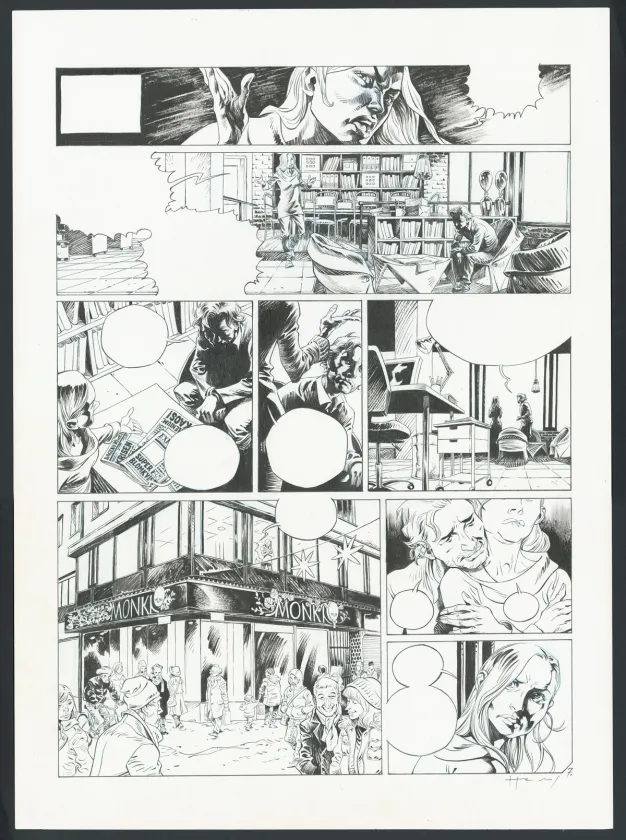 Planche noir et blanc, Millenium, Josep Homs