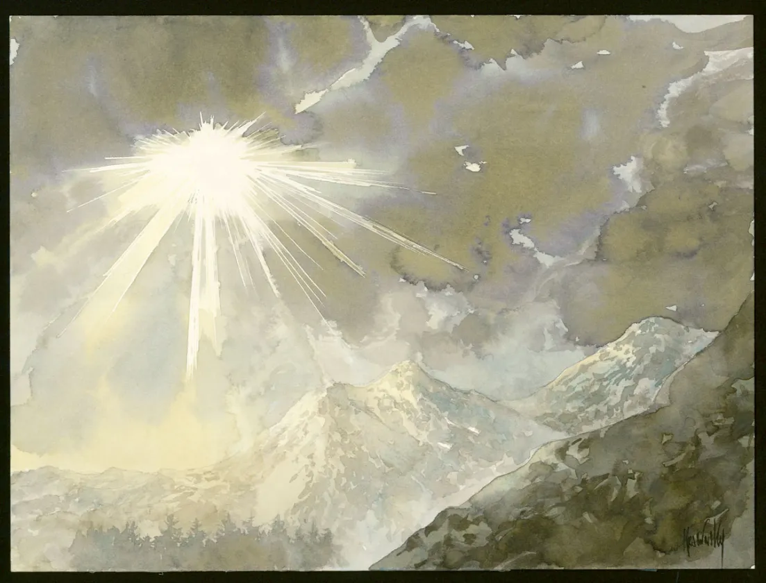 Planche couleur, Le Crépuscule des idiots , Jean-Paul Krassinsky