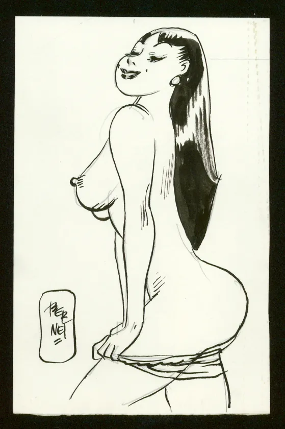 Illustration noir et blanc, Jordi Bernet