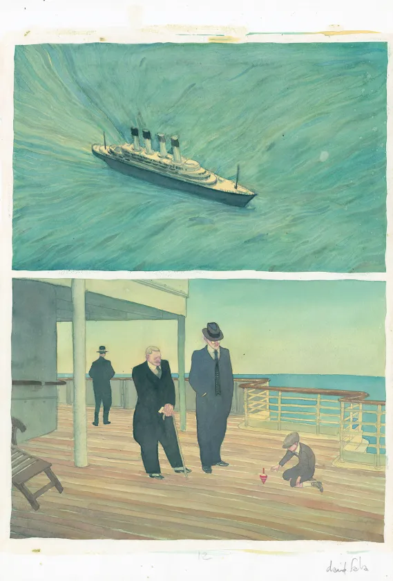 Planche couleur, Le Joueur d'échecs, David Sala