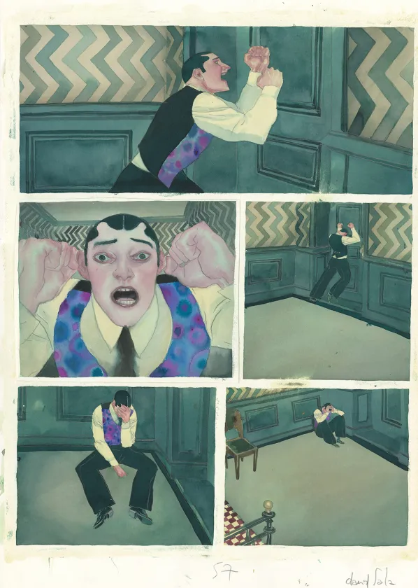 Planche couleur, Le Joueur d'échecs, David Sala