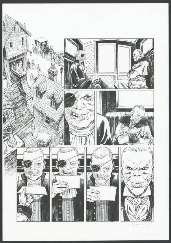 Planche noir et blanc, Shi, Revenge ! (T.3), Josep Homs