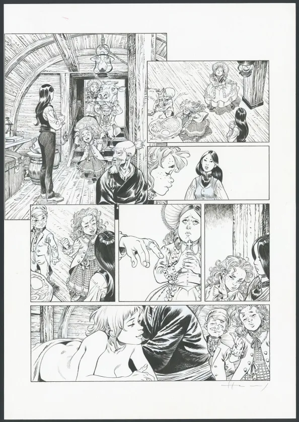 Planche noir et blanc, Shi, Revenge ! (T.3), Josep Homs