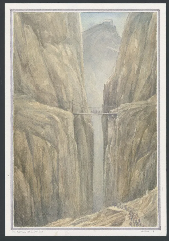 Illustration couleur, L'Homme qui voulut être roi, Armel Gaulme