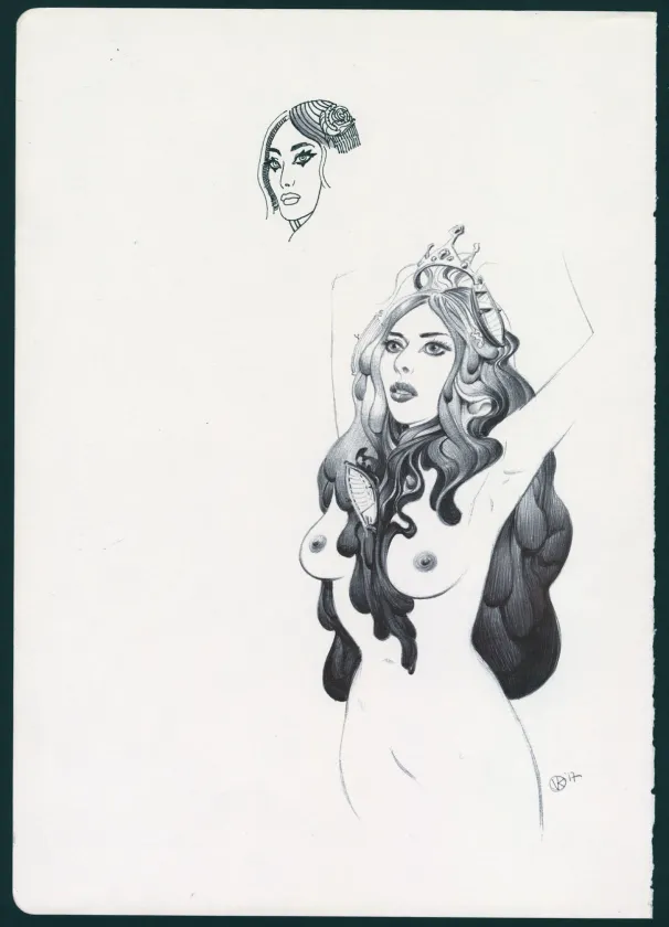 Illustration noir et blanc, Inspire, Viktor Kalvachev