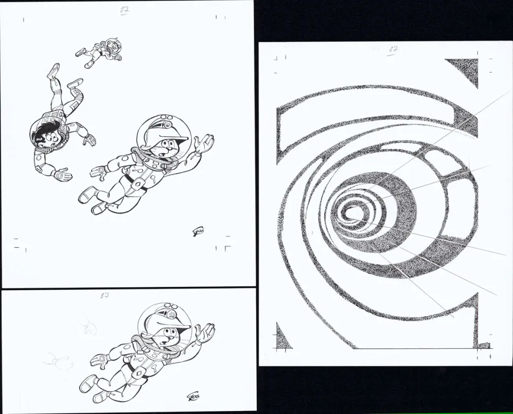Cover, Le Scrameustache, Les Exilés (T.37), Roland Gos