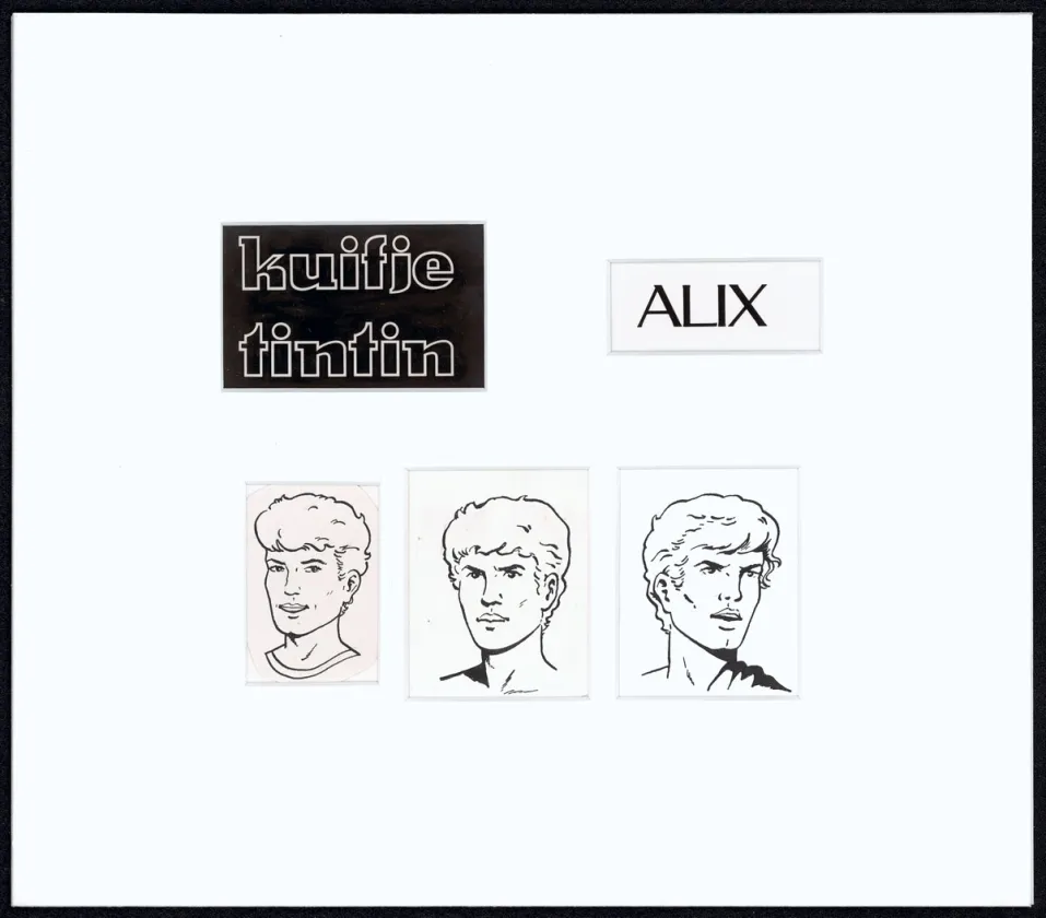 Illustration noir et blanc, Alix, Jacques Martin