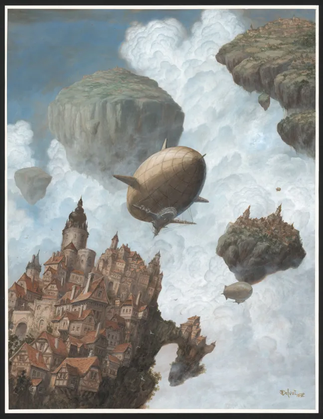 Illustration couleur, La Passe-miroir, Julien Delval