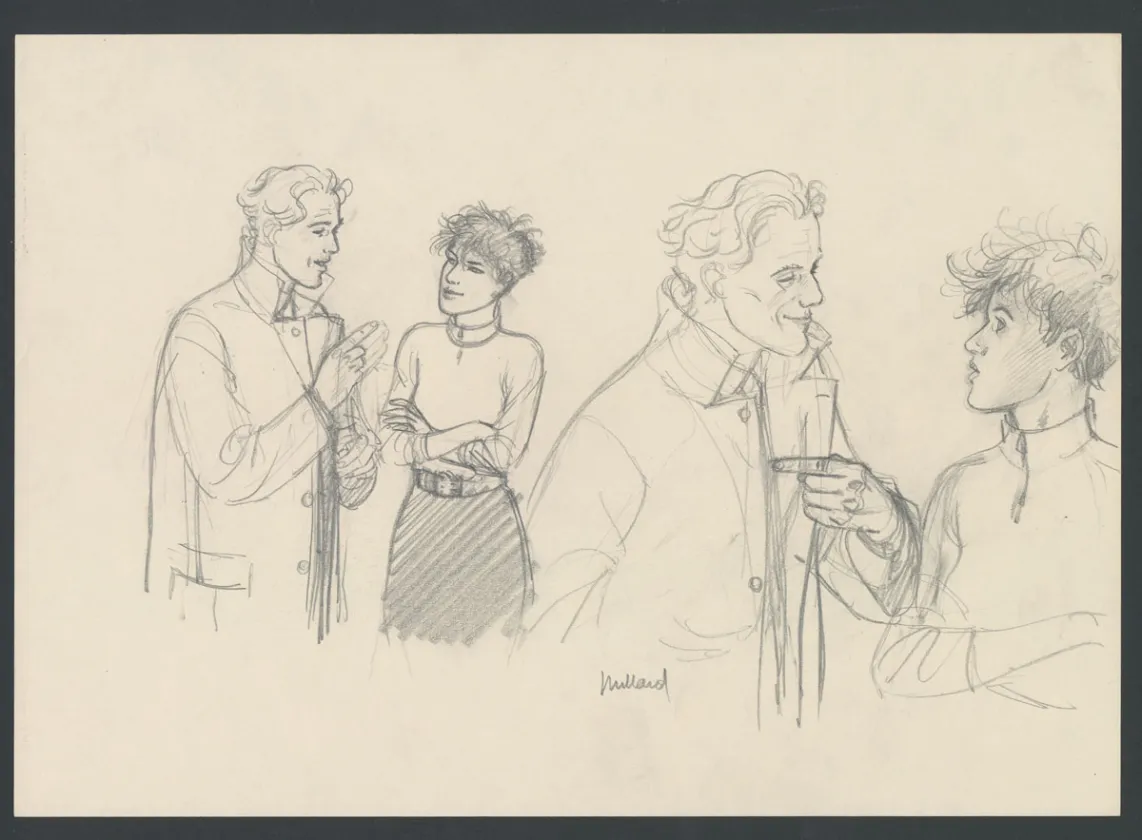 Sketch, Le Cahier bleu, André Juillard