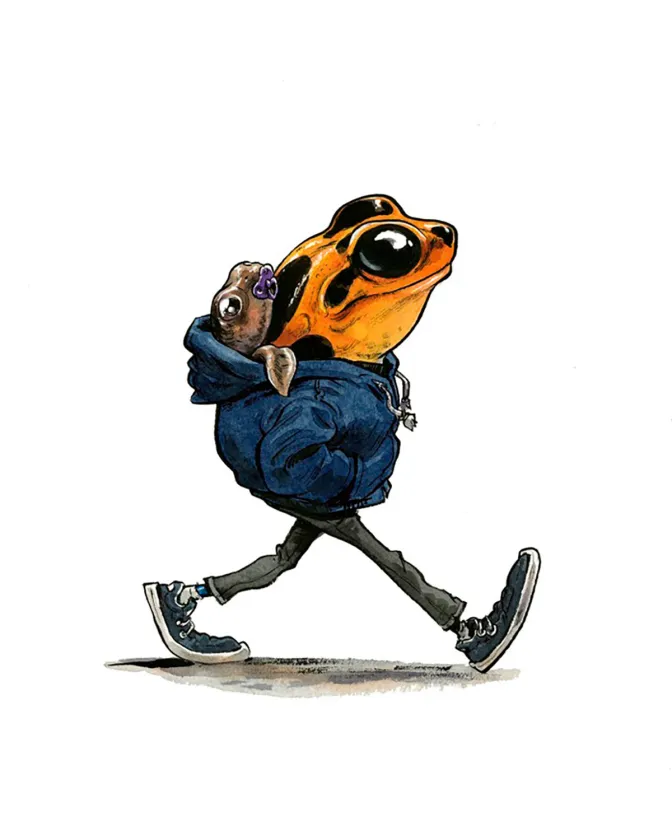 Illustration couleur,  Guznag