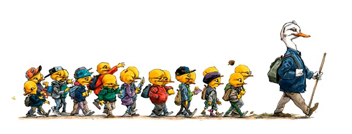 Illustration couleur,  Guznag