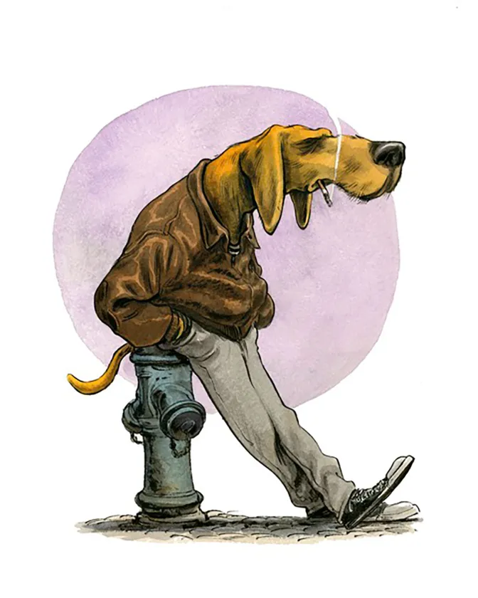 Illustration couleur,  Guznag