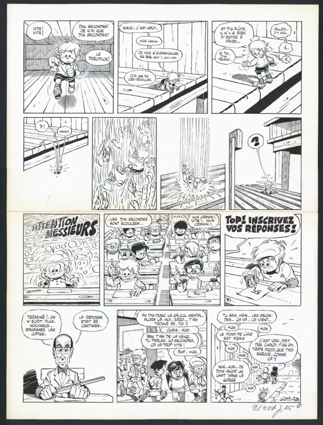 Planche noir et blanc, Rubrique-à-brac, Taume 2 (T.2), Marcel Gotlib