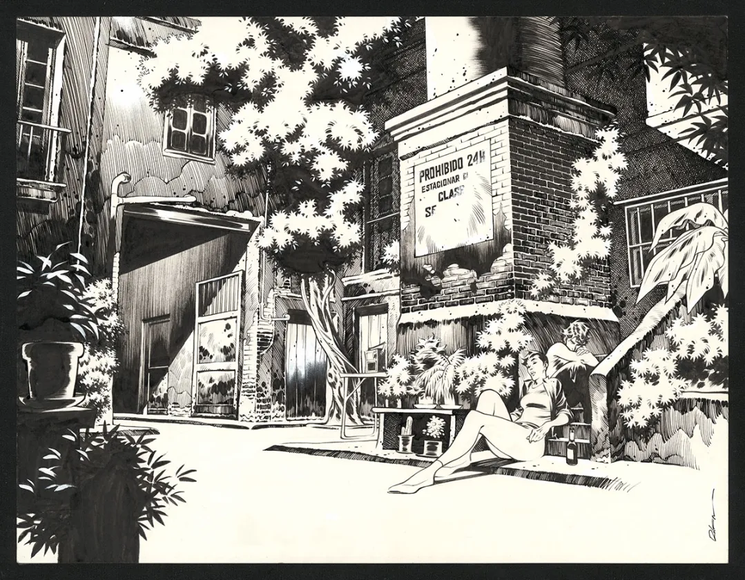 Illustration noir et blanc, Jazz Maynard,  Roger