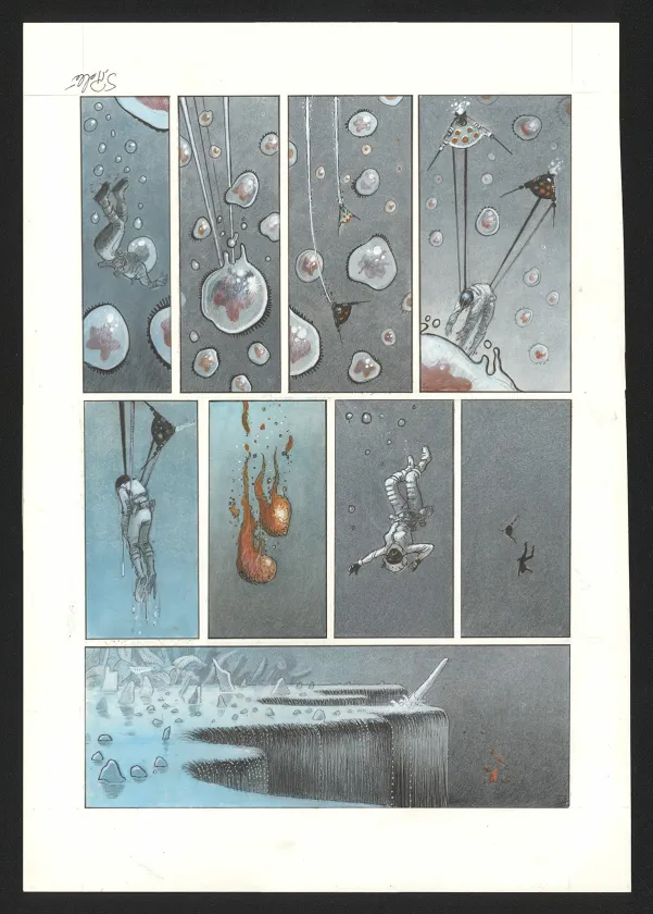 Planche couleur, Orbital, Contacts (T.8), Serge Pellé