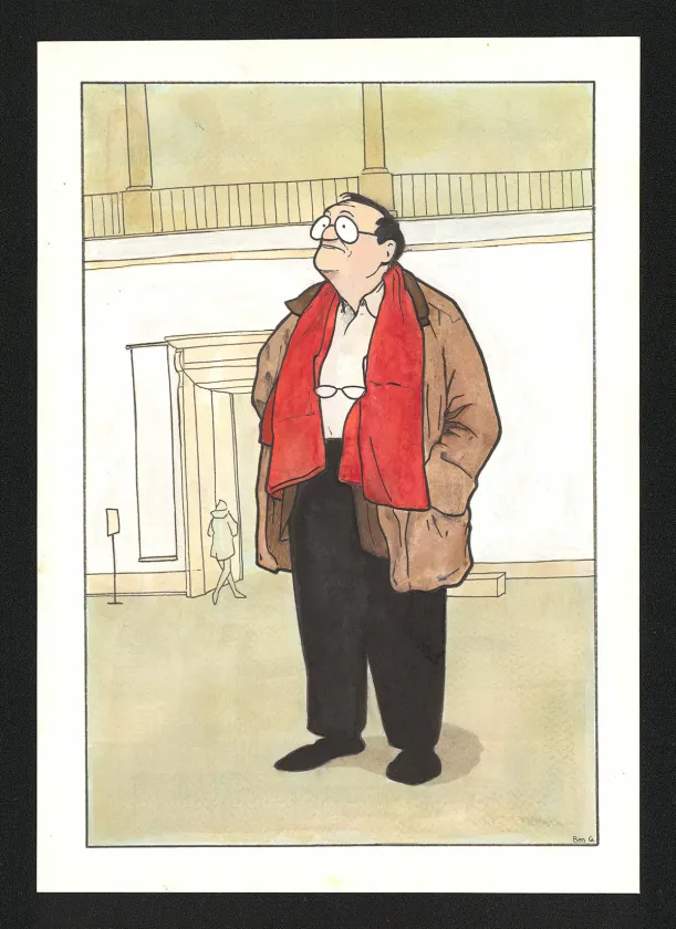 Colored illustration, Hubert, Ben Gijsemans
