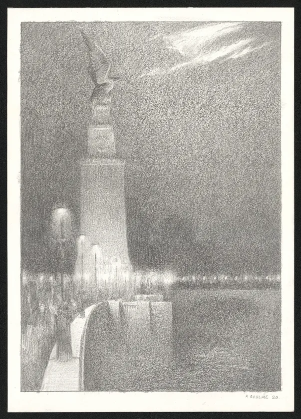 Black and white illustration, Les Carnets Lovecraft, Le Molosse, Armel Gaulme