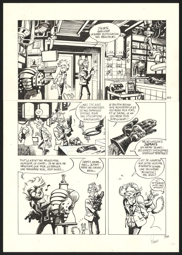 Planche noir et blanc, SuperGroom, Héros malgré lui (T.1),  Yoann