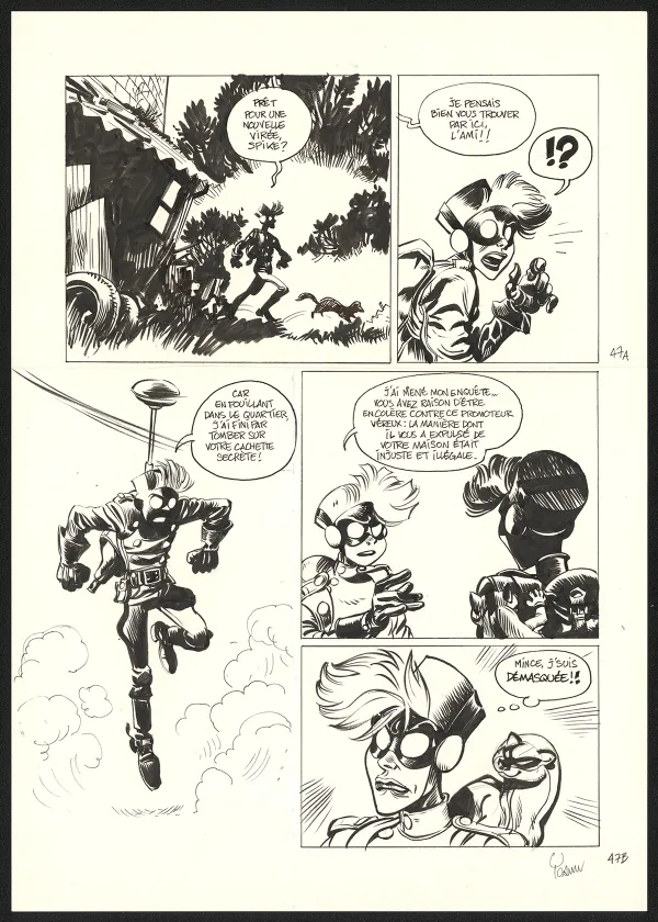 Planche noir et blanc, SuperGroom, Héros malgré lui (T.1),  Yoann