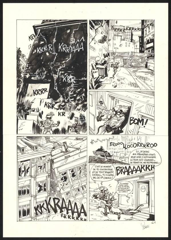 Planche noir et blanc, SuperGroom, Héros malgré lui (T.1),  Yoann