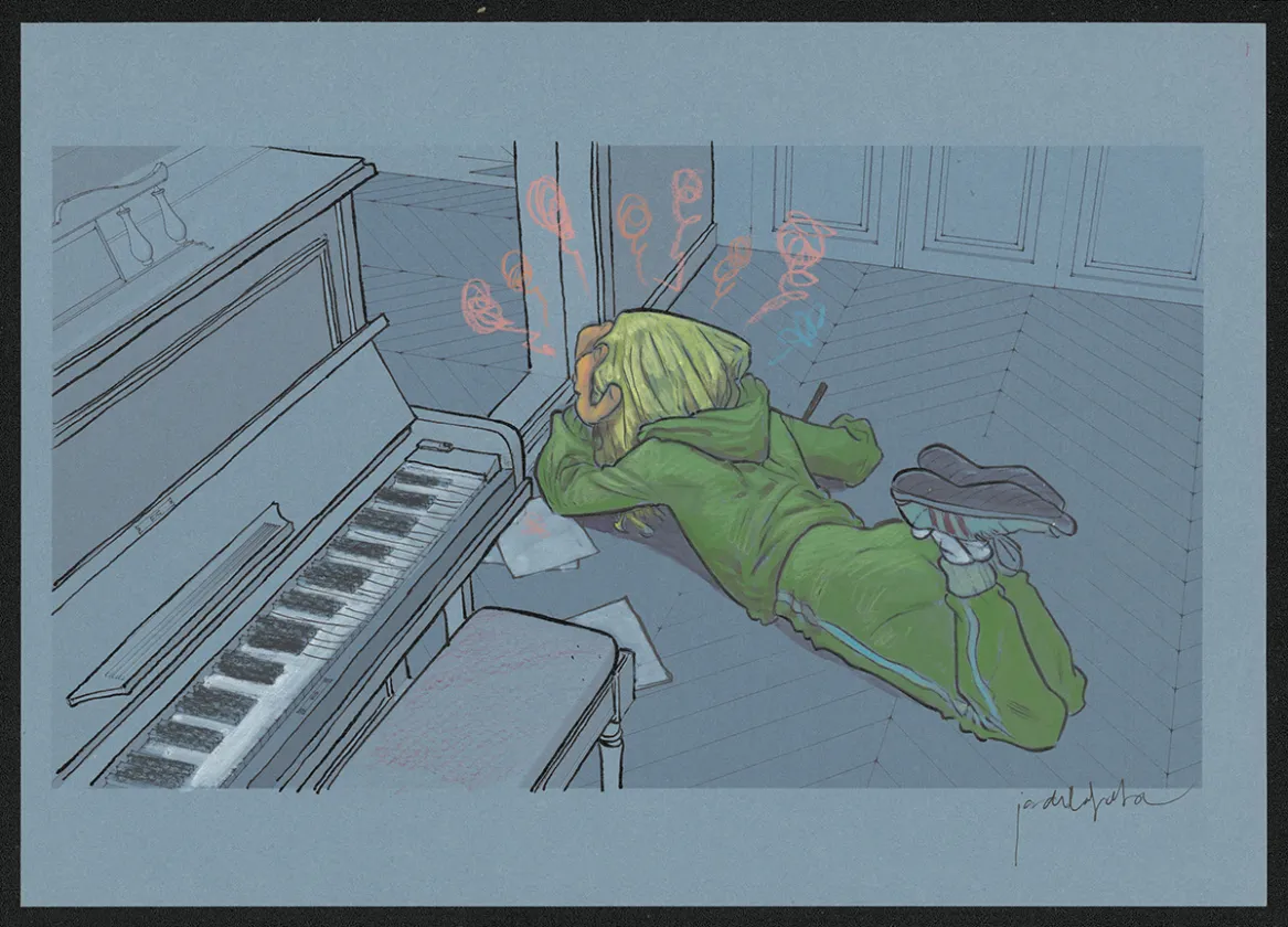 Colored illustration, Les Beaux étés, La Fugue (T.5), Jordi Lafebre