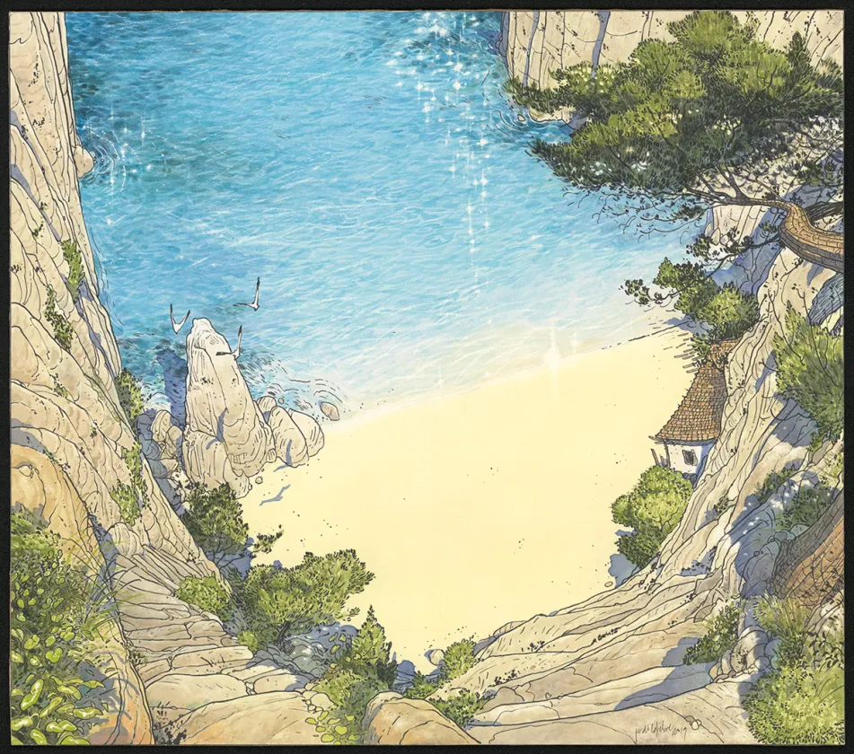 Illustration couleur, Les Beaux étés, Jordi Lafebre