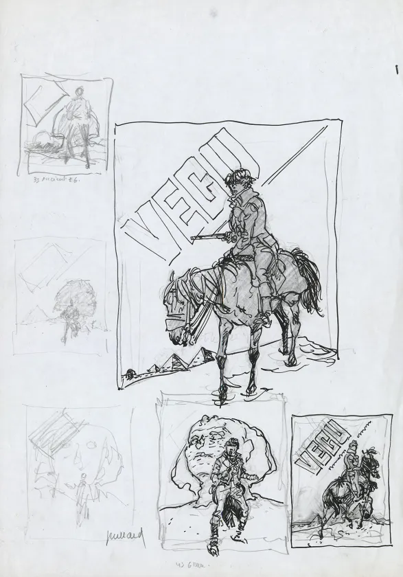 Illustration noir et blanc, Arno, André Juillard