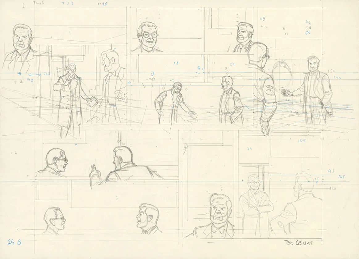 Sketch, Blake et Mortimer, L'Étrange Rendez-vous (T.15), Ted Benoit