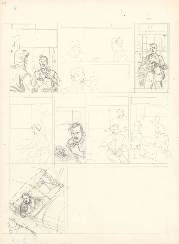Crayonné, Blake et Mortimer, L'Affaire Francis Blake (T.13), Ted Benoit