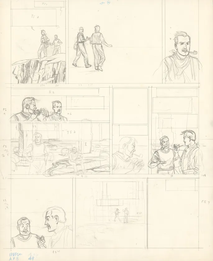 Crayonné, Blake et Mortimer, L'Affaire Francis Blake (T.13), Ted Benoit