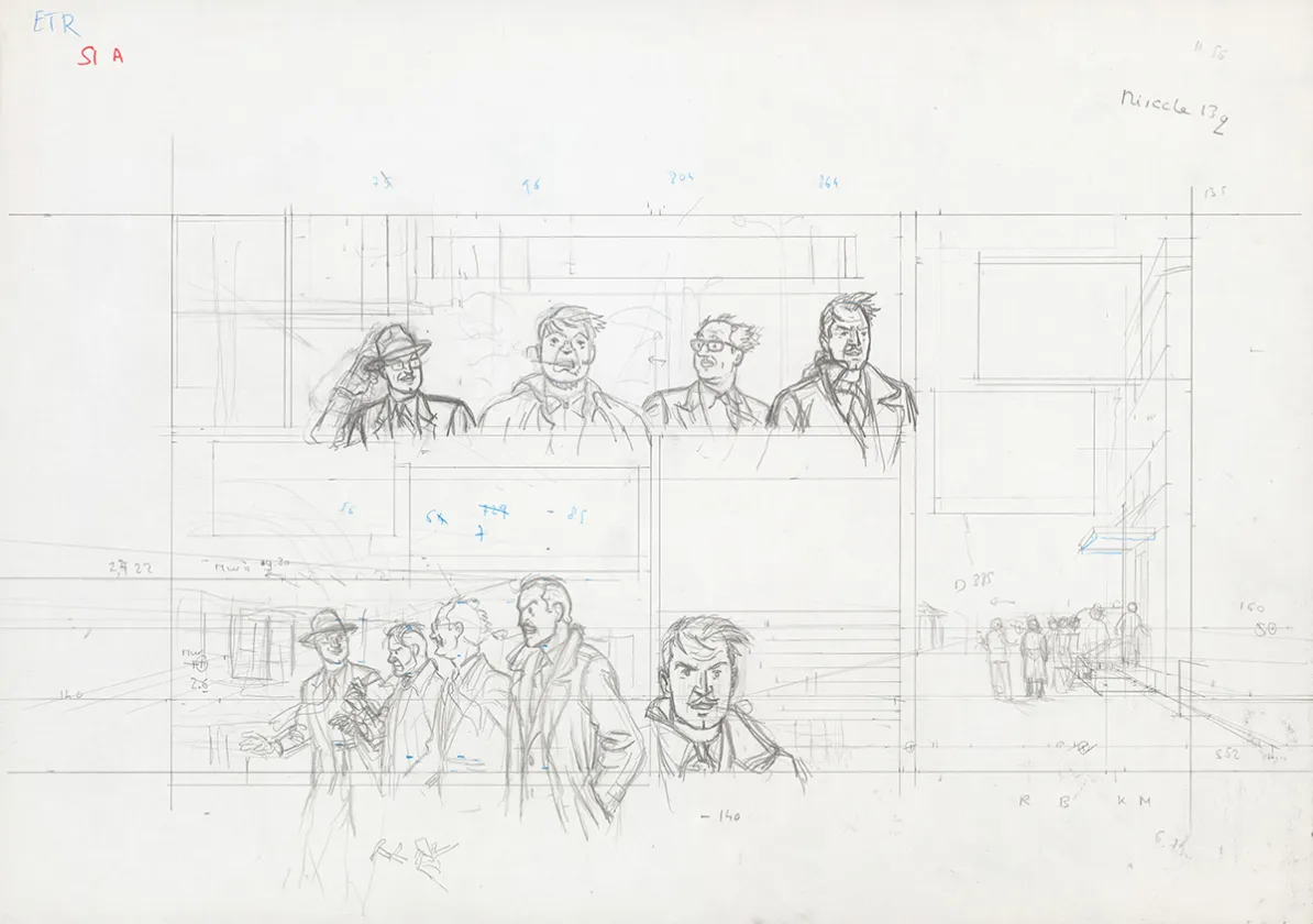 Sketch, Blake et Mortimer, L'Étrange Rendez-vous (T.15), Ted Benoit