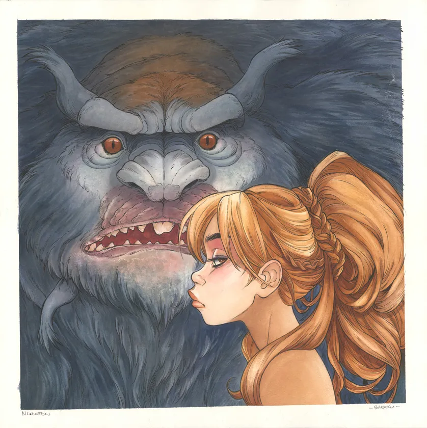 Illustration couleur, Ekhö Monde miroir, Le Secret des Preshauns (T.5),  Barbucci & Lebreton