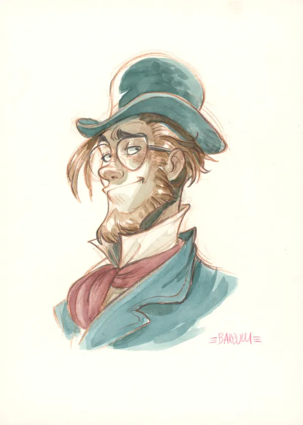 Colored illustration, Ekhö Monde miroir, Swinging London (T.7), Alessandro Barbucci