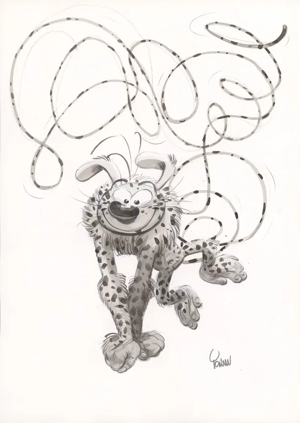 Illustration noir et blanc,  Yoann