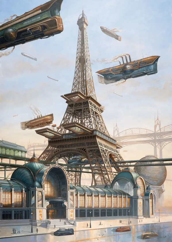 Peinture, Steam Lines, Didier Graffet
