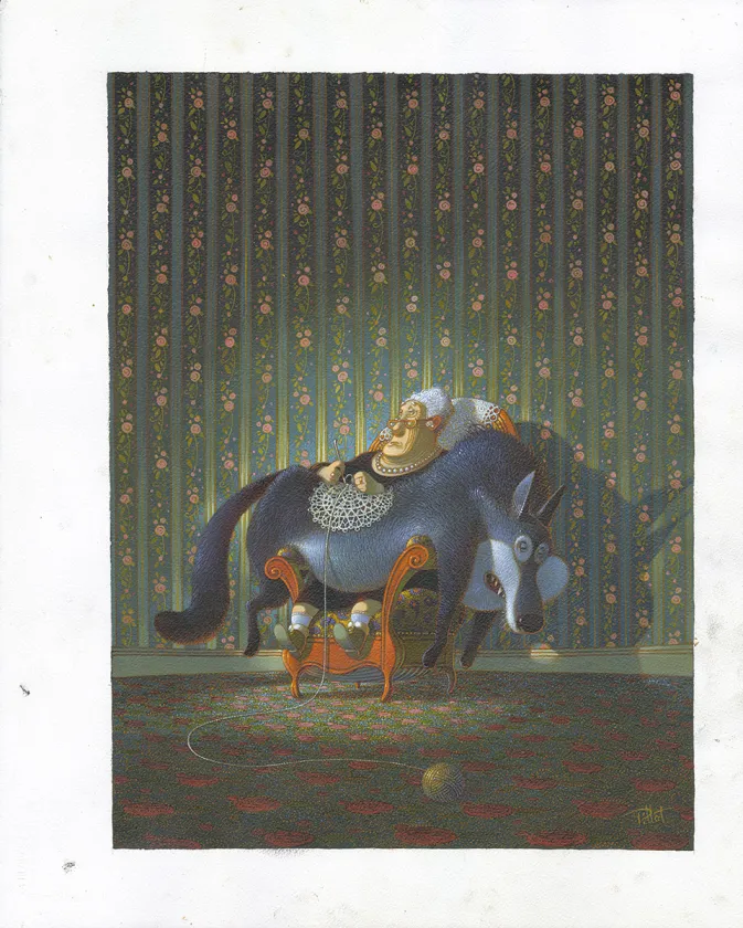Colored illustration, Frédéric Pillot