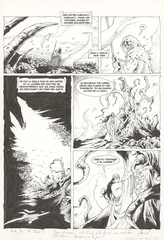 Planche noir et blanc, Croisade, Le maître des machines (T.3), Philippe Xavier
