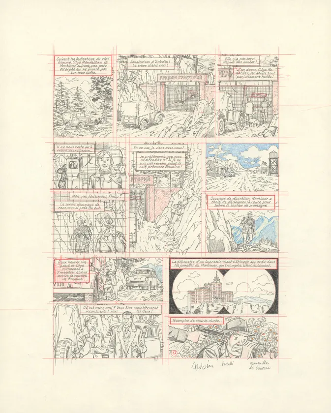 Crayonné, Blake et Mortimer, Huit heures à Berlin (T.29), Antoine Aubin