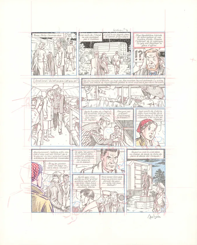 Crayonné, Blake et Mortimer, Huit heures à Berlin (T.29), Antoine Aubin