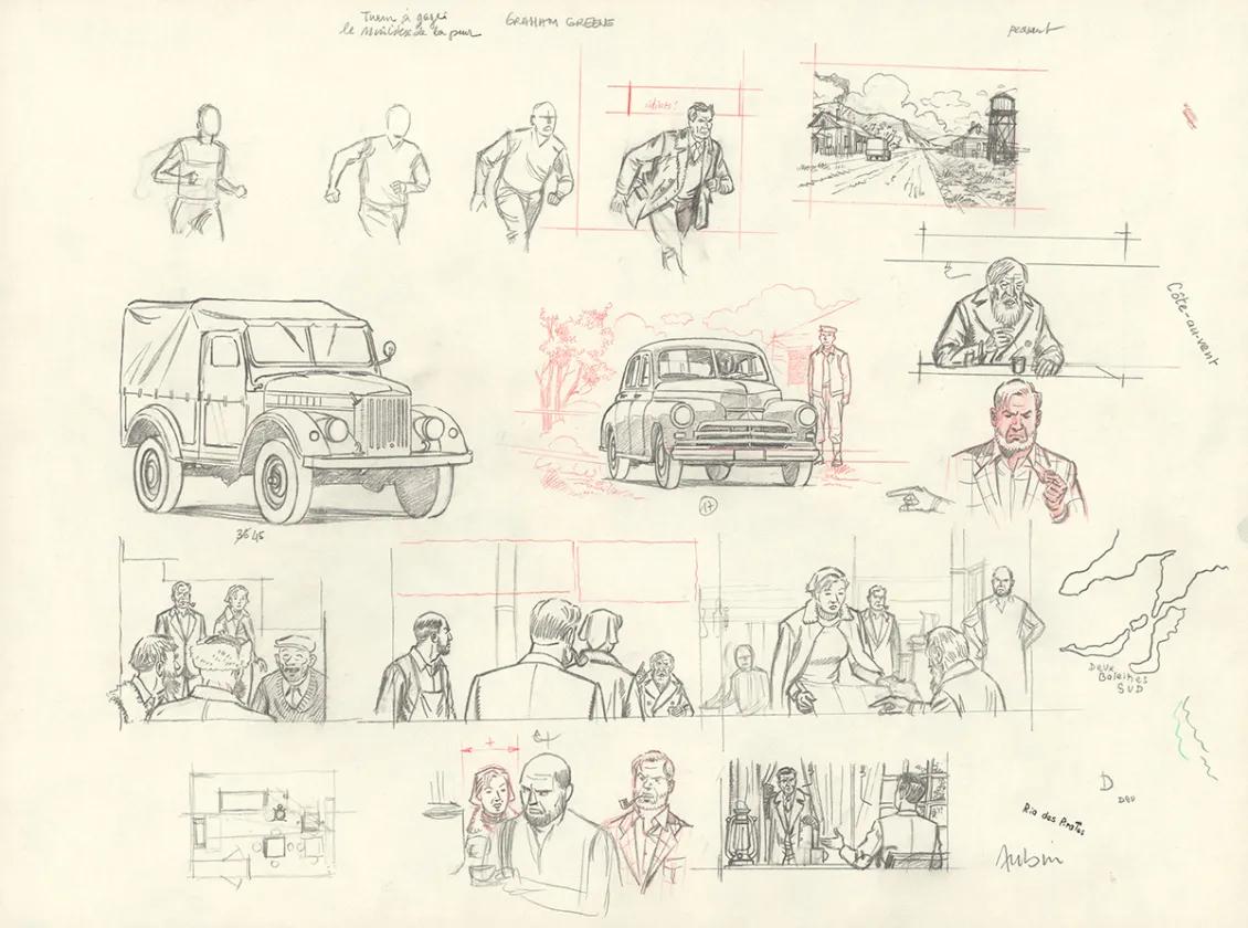 Crayonné, Blake et Mortimer, Huit heures à Berlin (T.29), Antoine Aubin