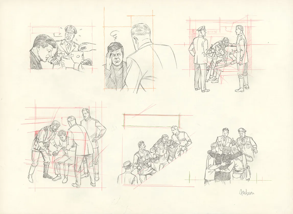 Sketch, Blake et Mortimer, Huit heures à Berlin (T.29), Antoine Aubin