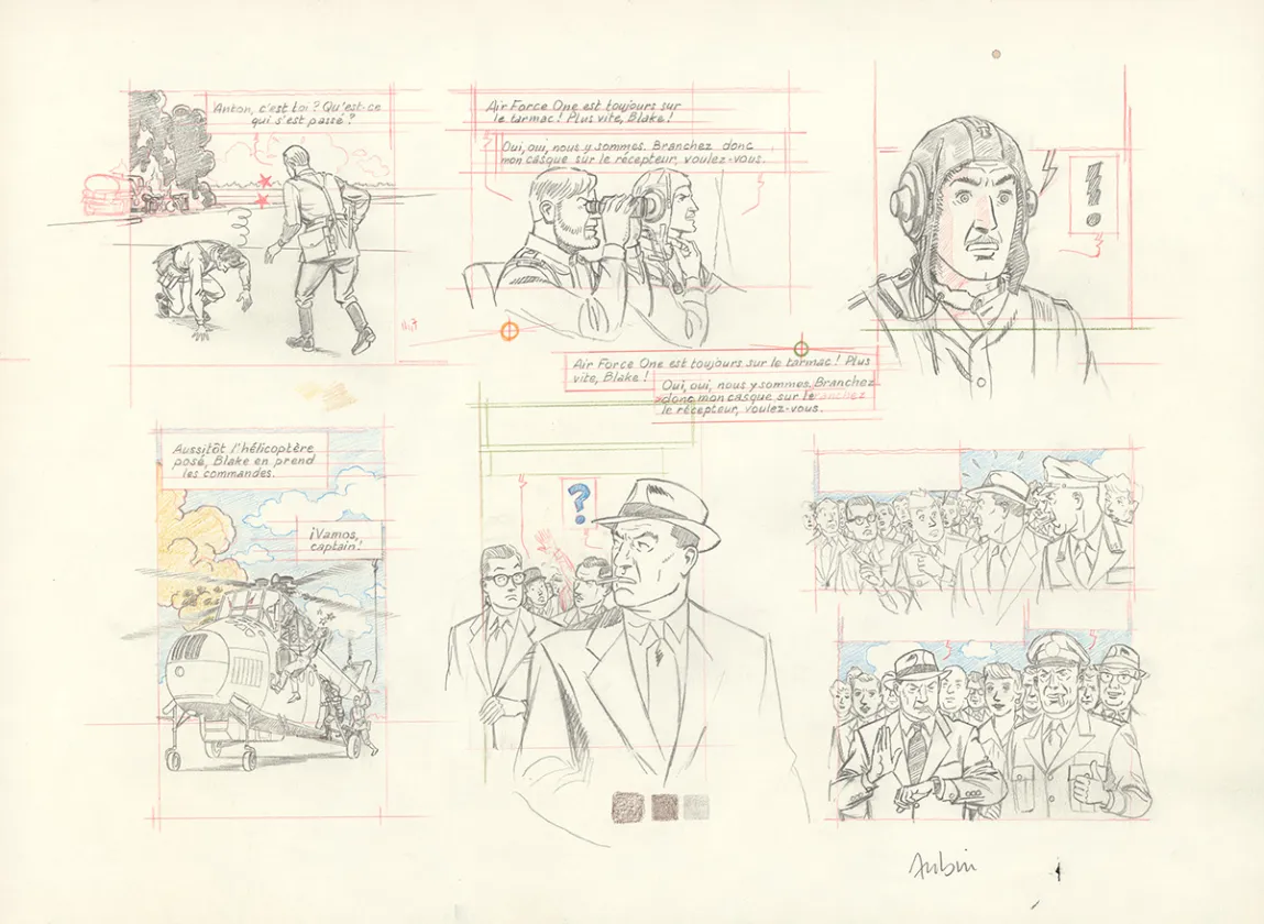 Crayonné, Blake et Mortimer, Huit heures à Berlin (T.29), Antoine Aubin