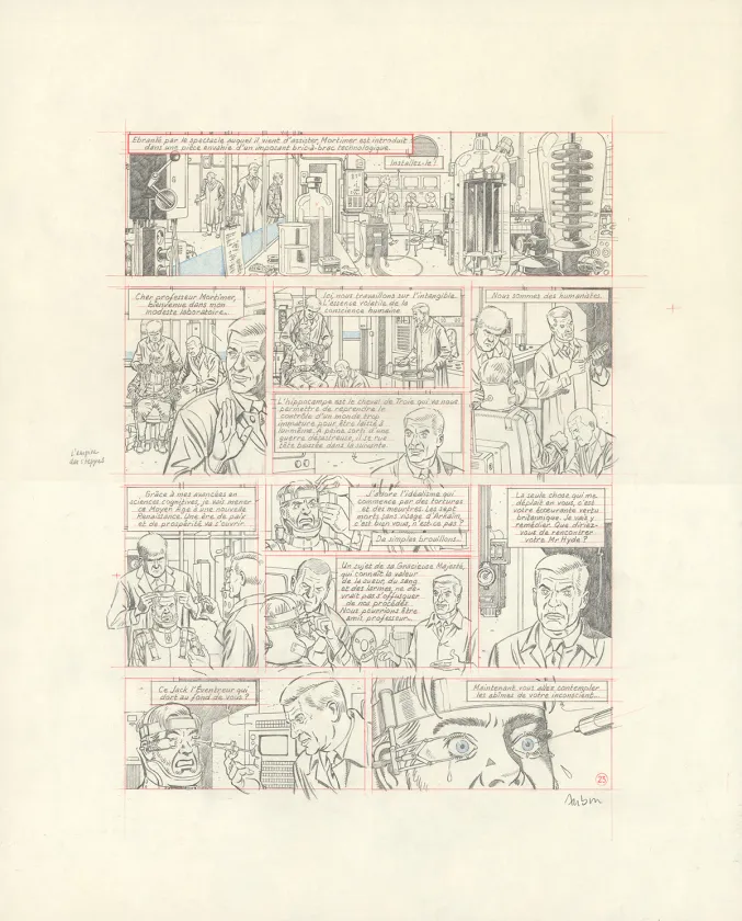 Crayonné, Blake et Mortimer, Huit heures à Berlin (T.29), Antoine Aubin